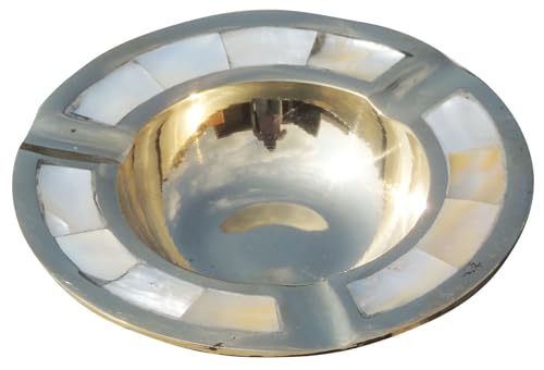 Mahita Collections Brass Ashtray Ash | Tray 0.17kg