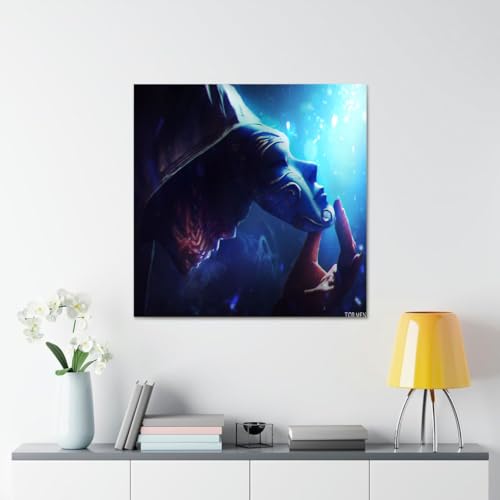 GADGETS WRAP Canvas Gallery Wrap Framed for Home Office Studio Living Room Decoration (17x17inch) - Tides Of Numenera 1