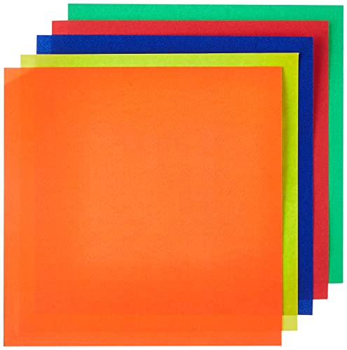 amazon basics Origami Paper, 5 Colors, 200 Sheets