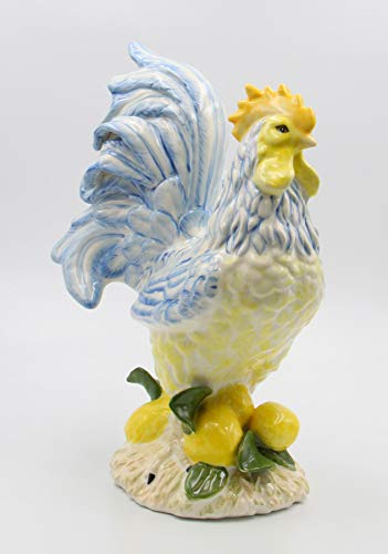 Cosmos Gifts Lemon Hill Rooster Figurine, Multicolored