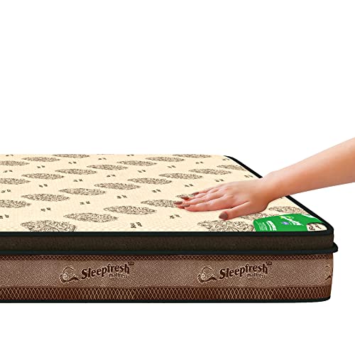 Sleepfresh Memocure Orthopedic Bonded Foam 6 Inch King Size Mattress for Double Bed (75x72x6 Inches)