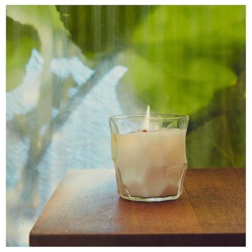 Digital Shoppy Scented Candle in Glass, Rhubarb elderflower/White, 35 hr