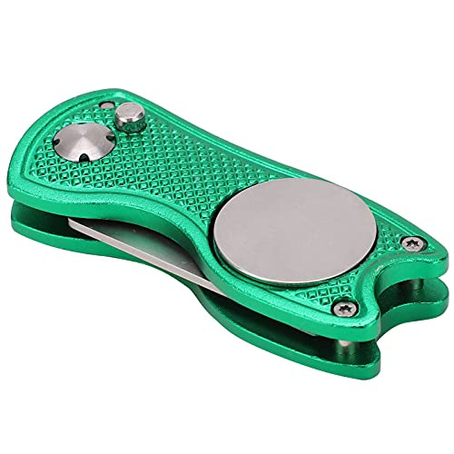 Divot Repair Tool, Divot Repair Tool Corrosion‑Resistant Light Weight for Repair Courses(Green)