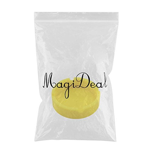 LOOM TREE® Round Silicone Ashtray Smoking Holder for Tabletop Office Yellow | 1 Piece Silicone Ashtray