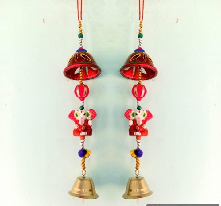 Surya Art Gallery Wind Chime Door Hanging Set of2PC Decoration Item