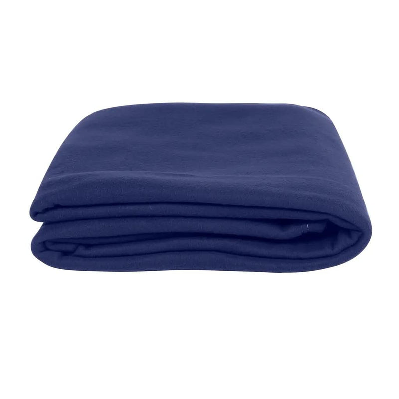 pepme Fleece Blanket Woolen, Single Bed, Solid Color, Blue, 55x90