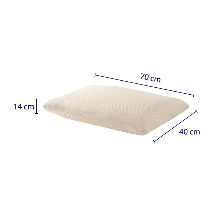 Wakefit Latex Fluffy and Medium Firm Sleeping Pillow | (Off White, King, Set of 1, Latex Foam) 1 Year Warranty