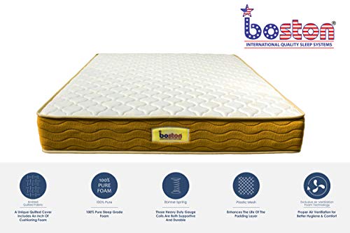 Boston Classic 10 Inch Bonnell Spring King Size Mattress (75 x 70 X 10 inch)