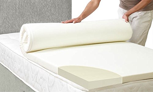 PumPum 1 Inch Memory Foam Mattress Topper with Premium Cover