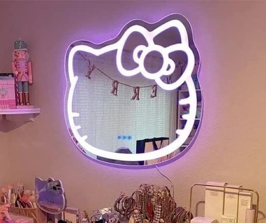 VENETIAN IMAGE Kitty Smart Led Bathroom Vanity Mirror, Antifog (24 x 28)