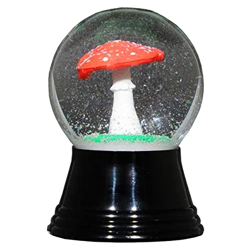 Alexander Taron PR1239 Perzy Snowglobe-Mushroom-2.5" H W x 1.5" D, Gray