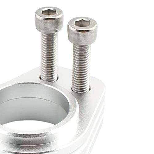ATORSE Handlebar Riser 19.5Mm Sturdy Compatible with Kawa- Saki Zzr 1200 Fashionable Compact | 2 Clamps 4 Screws