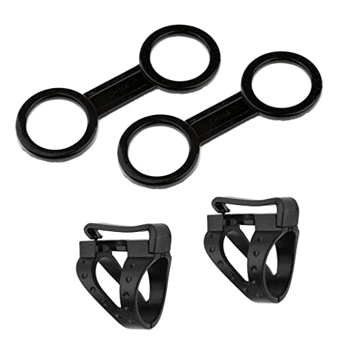 THE STYLE SUTRA®4 Pieces Universal Scuba Diving Snorkeling Mask Snorkel Keeper Clip Retainer