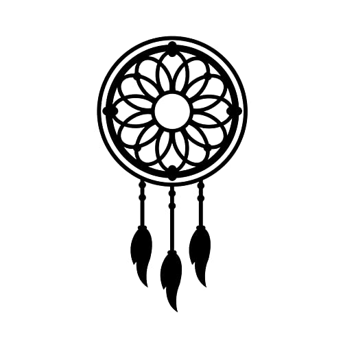 VVWV Dream Catcher Wall Stickers for Living Kids Girls Boys Bedroom Home & Kitchen Hall Wall Vinyl Decor L x H 40 x 70 Cms