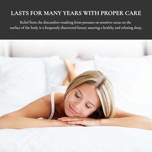 Sleep & Beyond My Topper Wool Mattress Topper- Year-Round Comfort Cotton Percale Cover- Nature-Friendly- Washable Breathable Pressure Relief Long-Lasting Cozy Sleep- Ivory - Cal King 72x84 inch