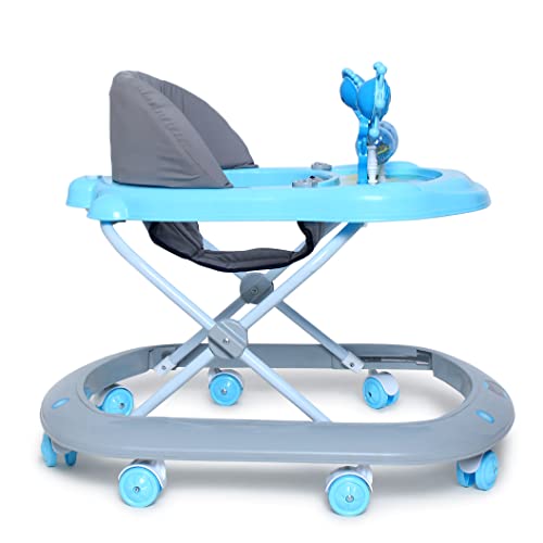 Funride Baby Walker 9 Months + Herby Foldable Activity Walker with Adjustable Height for Boys and Girls