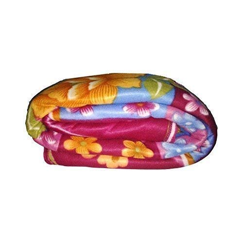 GOYAL'S ® Fleece 250 TC Single Bed Blanket- Set of 4 (Printed)