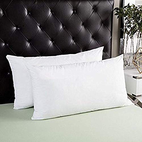 Royalking Cotton Microfiber Pillow - (White, 16"x26 Inches, Standard )