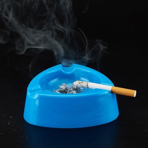 Goldenup Cigarette Ashtray Table top Modern Ashtray Cigar for Outdoor Indoor Desktop Smoking home Office Fashion Decoration.