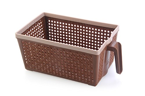 Nayasa Plastic Frill No. 2 Fruit Basket, Large (Chocolate)