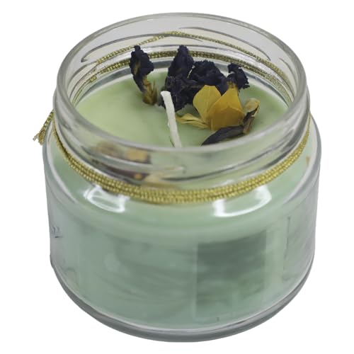 Alluring Artsy Alluring Small Transparent Candle for Home Decor | Long Lasting | for Gifting (Transparent, Single)