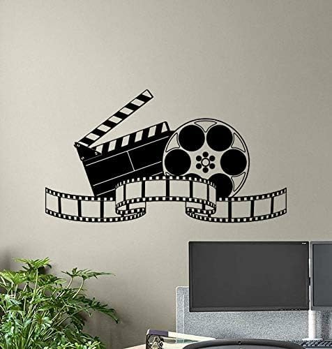 GADGETS WRAP Theater Wall Decals Film Strip Movie Tape Cinema Poster Home Theater Wall Art Film Decor Office Stickers Home Decoration Mural Removable Vinyl Sticker