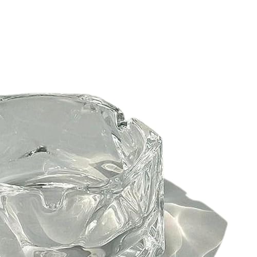 SHUBNALI Glass Ashtray Modern Craft Luxury Gift Ash Tray Holder for Home Tabletop color A