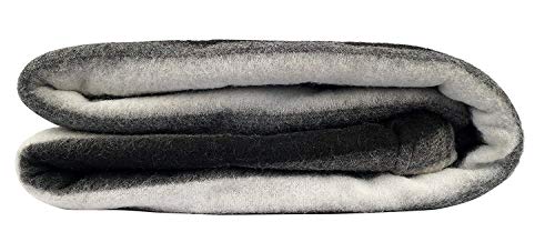 Talwar Home Decor Cotton Relief Single Blanket for Donation Purpose (White Black, 60X90 Inch) - Pack of 10