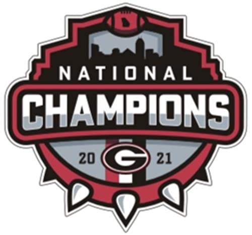 Dixie Dawgs 2021 National Championship 12” Auto Magnet Georgia