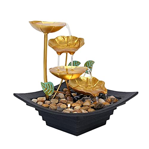 CALANDIS® Desktop Waterfall Fountain Indoor Relaxation Tabletop Fountain for Bedroom