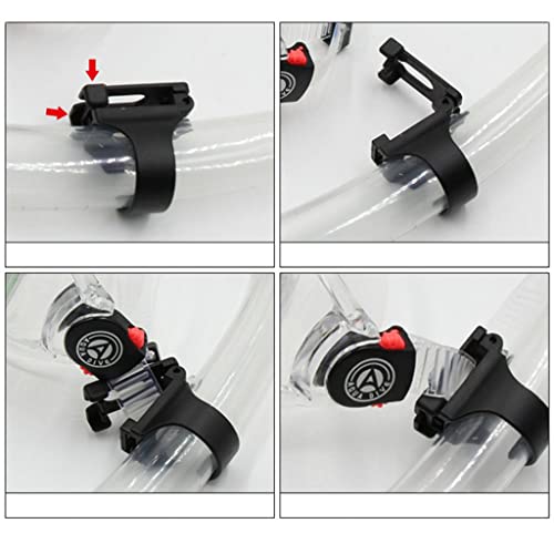 THE STYLE SUTRA®Quick Release Poly Snorkel Clip Keeper 1" Universal for Attachment to Mask Strap