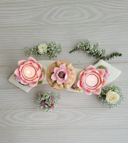 Blush Candle and Jar Set