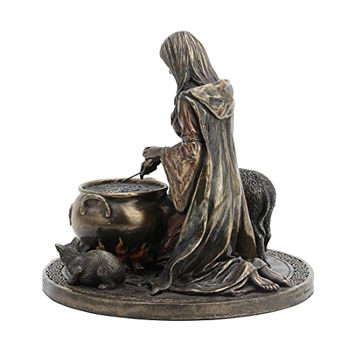 Veronese Ceridwen - Celtic Goddess of Knowledge with Cauldron Statue