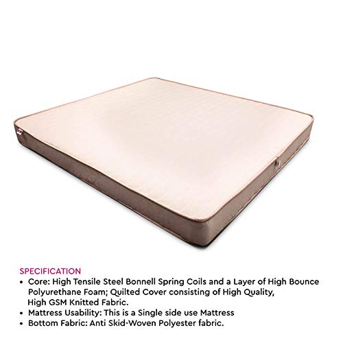 Zone8: 7" Bonnell Spring Mattress| India's First Rolled Spring Mattress