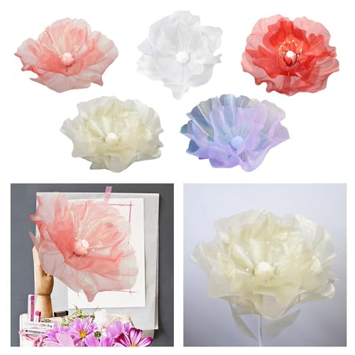 ATORSE® Silk Artificial Flower Head For Baby Bridal Shower Diy Crafts Indoor Outdoor Pink