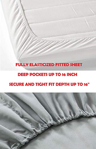 Elegant Comfort Luxurious Bed Sheets Set on Amazon 1500 Thread Count Wrinkle,Fade and Stain Resistant 4-Piece Bed Sheet Set, Deep Pocket, King Gold