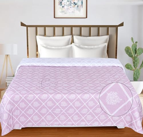 Cosy CORNER 100% Cotton Reversible Dohar Double Bed Size | Printed Blanket | Soft Lightweight Ac Summer Comforter Quilt