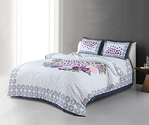 Healing Crystals India Soft Cotton Designer & Printed Double bedsheets with 2 Pillow Covers