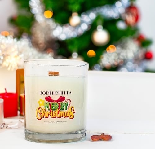 Bodhichitta Festive Glow Christmas Candle | Enchanting Scents for Holiday Cheer (Wax Weight 150gm)