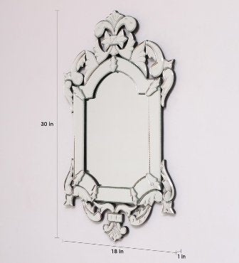 Venetian Design Jade Wall Mirror | Mirror for Living Room | Mirror for Bathroom