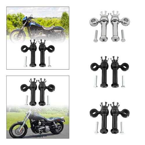 LOOM TREE® Motorcycle Handlebar Riser Universal For Dyna Fat Bob Cvo Fxdfse : 2009 Silver | Parts & Accessories | Motorcycle Parts | Handlebars, Grips & Levers | Risers