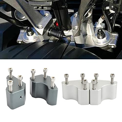 UJEAVETTE Aluminum Handlebar Risers for GTR1400 Easy Install Silver