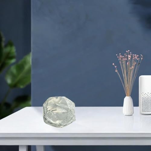 SHUBNALI Glass Ashtray Modern Craft Luxury Gift Ash Tray Holder for Home Tabletop color A