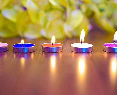 Casa Illuminate 1000% Pure Wax Tealight Candles (Multi, Pack of 1000), Unscented tealight candles for decoration/festivals/aromatherapy