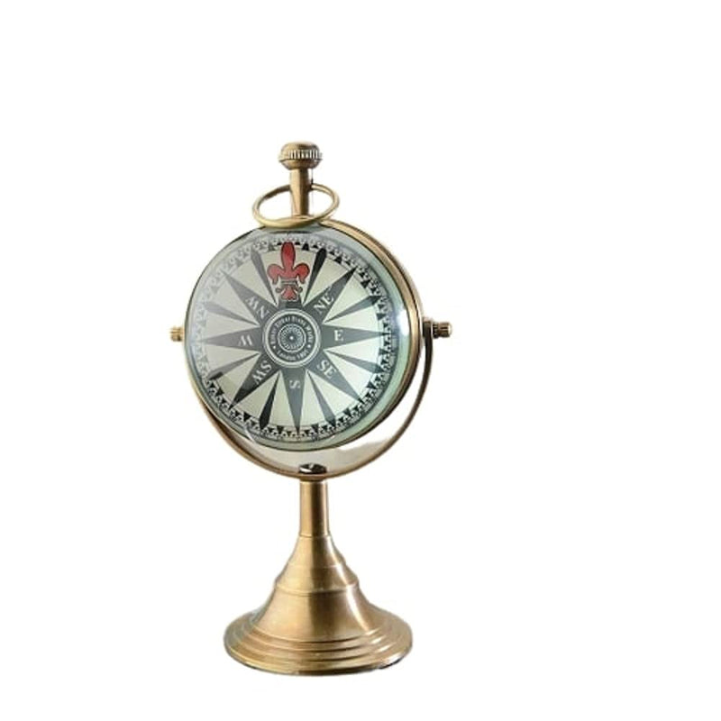 Vintage collection Brass Table Clock Antique Finish