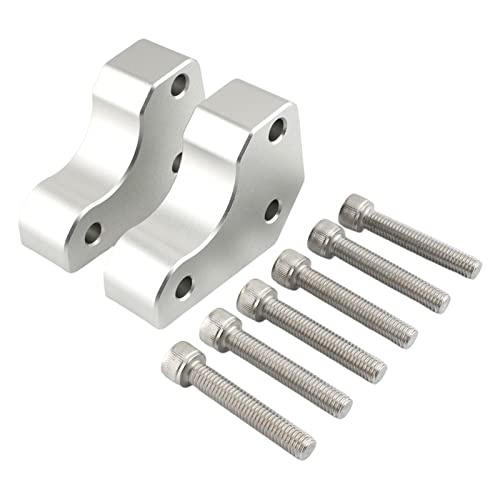UJEAVETTE Motorcycle Handlebar Risers Kit for GTR1400 2008-2022 Increased 25mm Argent