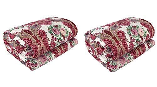 J SHREE 100% Reversible Single Bed AC Blanket/Dohar/Combo Set of 2 Pc (Rajni-s Combo)