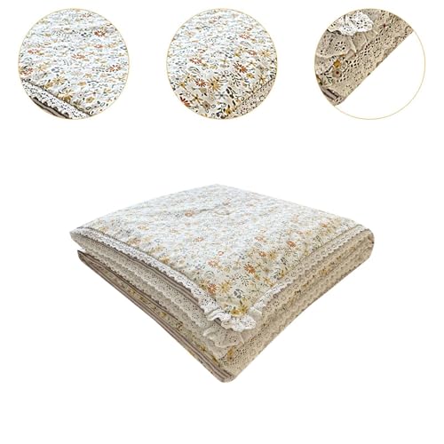 THE STYLE SUTRA® Summer Cooling Quilt Gift Versatile Cotton Quilt for Farmhouse Adult Style D