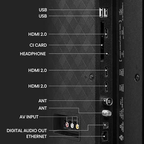 Hisense 126 cm (50 inches) 4K Ultra HD Smart QLED TV 50E7K (Black)