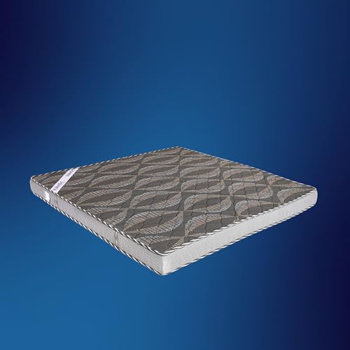 BLUENIGHT Star Premium Orthopedic Mattress | High-Density Rebonded PU Foam with Orthopedic Layer | Luxurious Comfort (Single Size, 72X35X6 inch)